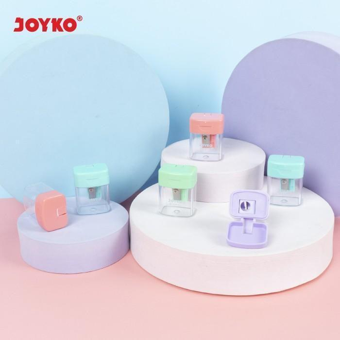 

JOYKO SHARPENER B 23 PTL - Serutan Pensil Tulis - Rautan Pensil Warna - Rautan Joyko Pastel