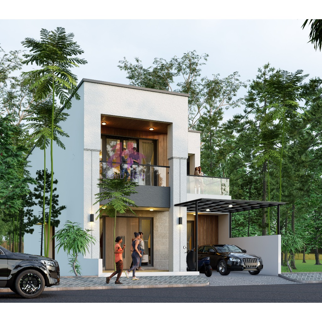 JASA DESAIN RUMAH MEDITERANI MODERN 25RB/METER PERSEGI - DESAIN ARSITEK - GAMBAR RUMAH - PEMBUATAN G