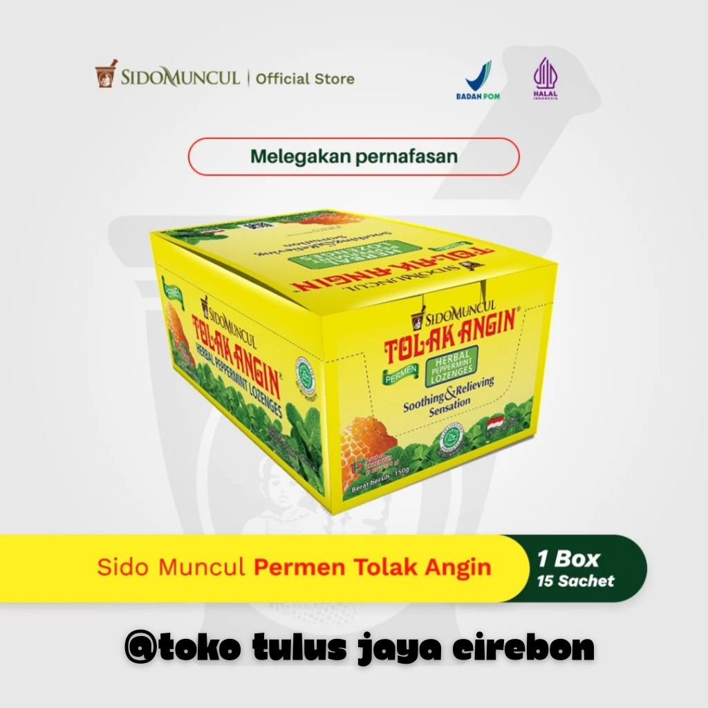 

Sido Muncul Permen Tolak Angin 15's - Melegakan Pernafasan
