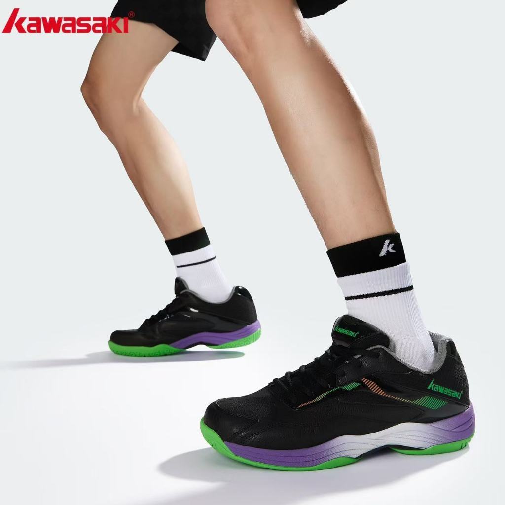 Kawasaki, sepatu hundred badminton K4B50-C32011 Pelatihan Wanita dan Pria, Karier, Karier Non-Slip