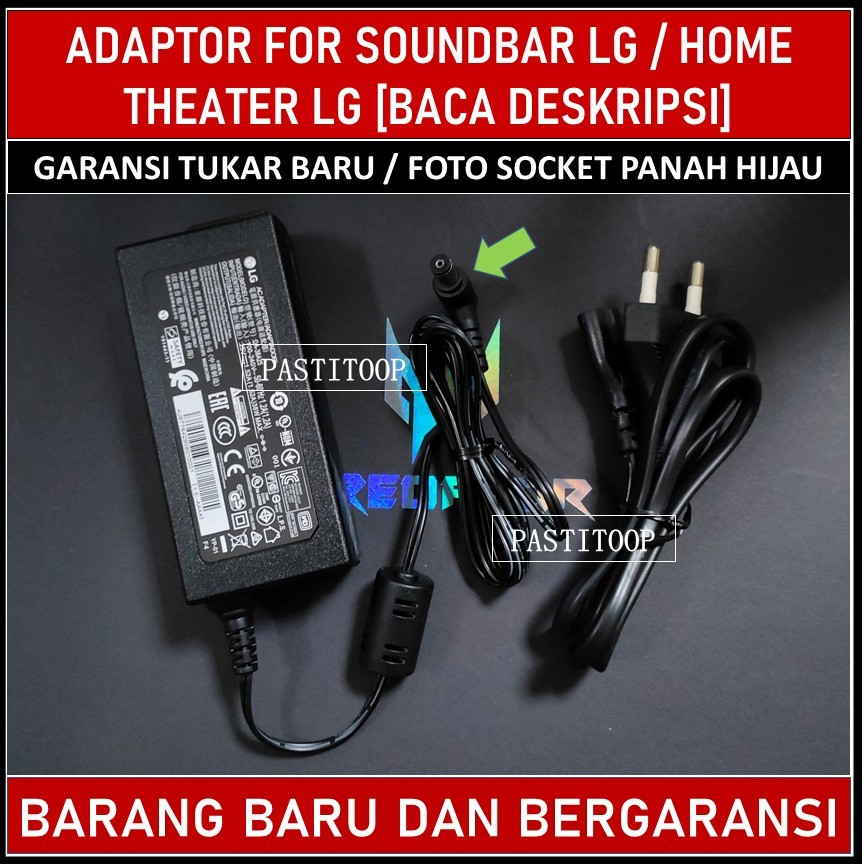 Adaptor Speaker Soundbar LG SJ4 SJ4Y SJ5 SJ5Y SJ8 SH5 SH5B SK5Y ORI