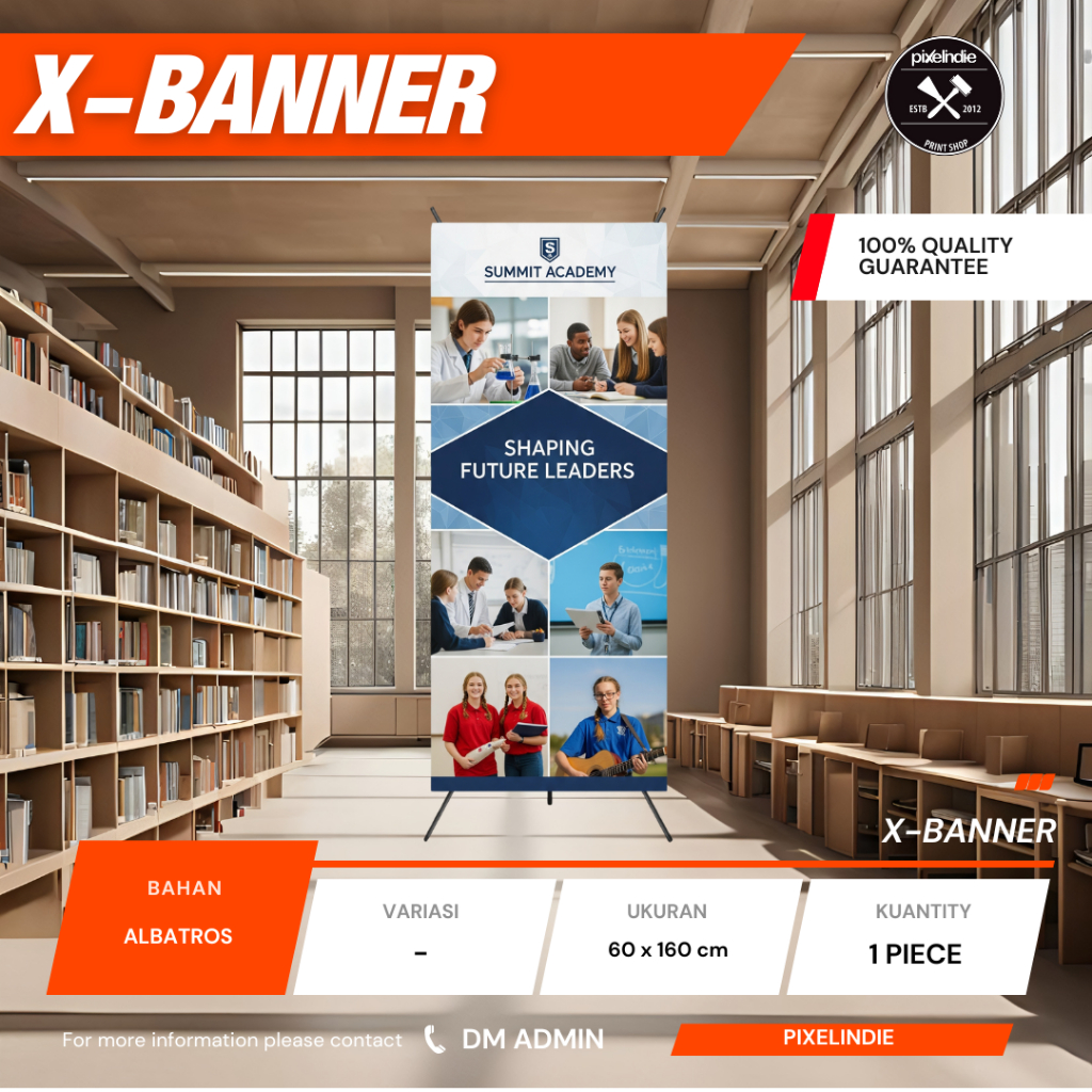 

X BANNER PREMIUM | RANGKA KOKOH & PORTABEL