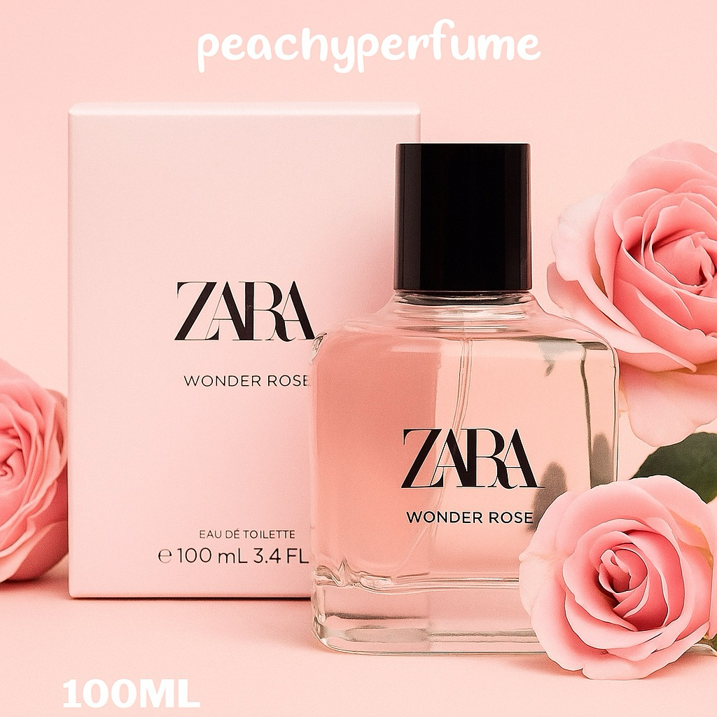 Zara Wonder Rose for Women EDT 100ml NONBOX PERFUME WANITA