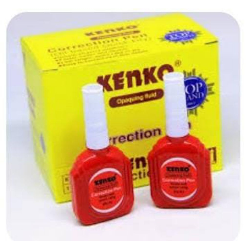 

Tipe-X cair kenko merah ke - 01 correction pen
