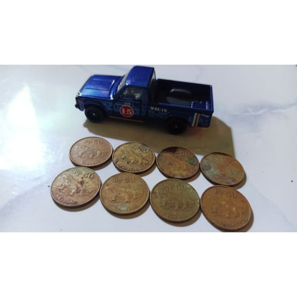 uang koin kuno 50 rupiah kodomo