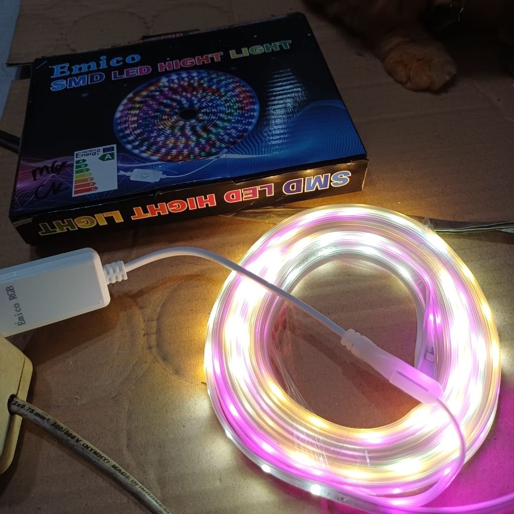 【BAYAR DITEMPAT】 LAMPU LED STRIP WARNA WARNI LAMPU SELANG RGB ±5METER