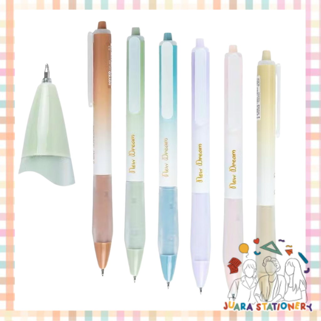 

(315) Pulpen Joyko GP-417 [LUSIN / 12 PCS] / Pulpen Gel 0.5 mm Retractable Pen