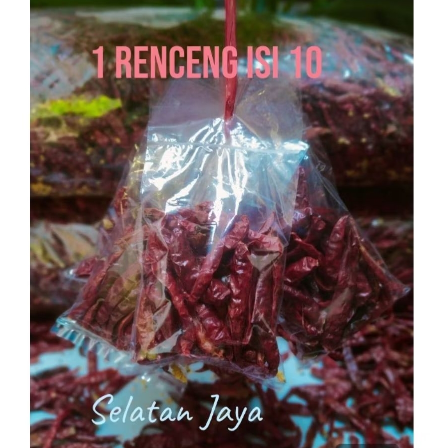 

Cabe teja kering renceng isi 10 bungkus (1bks 20 gr)