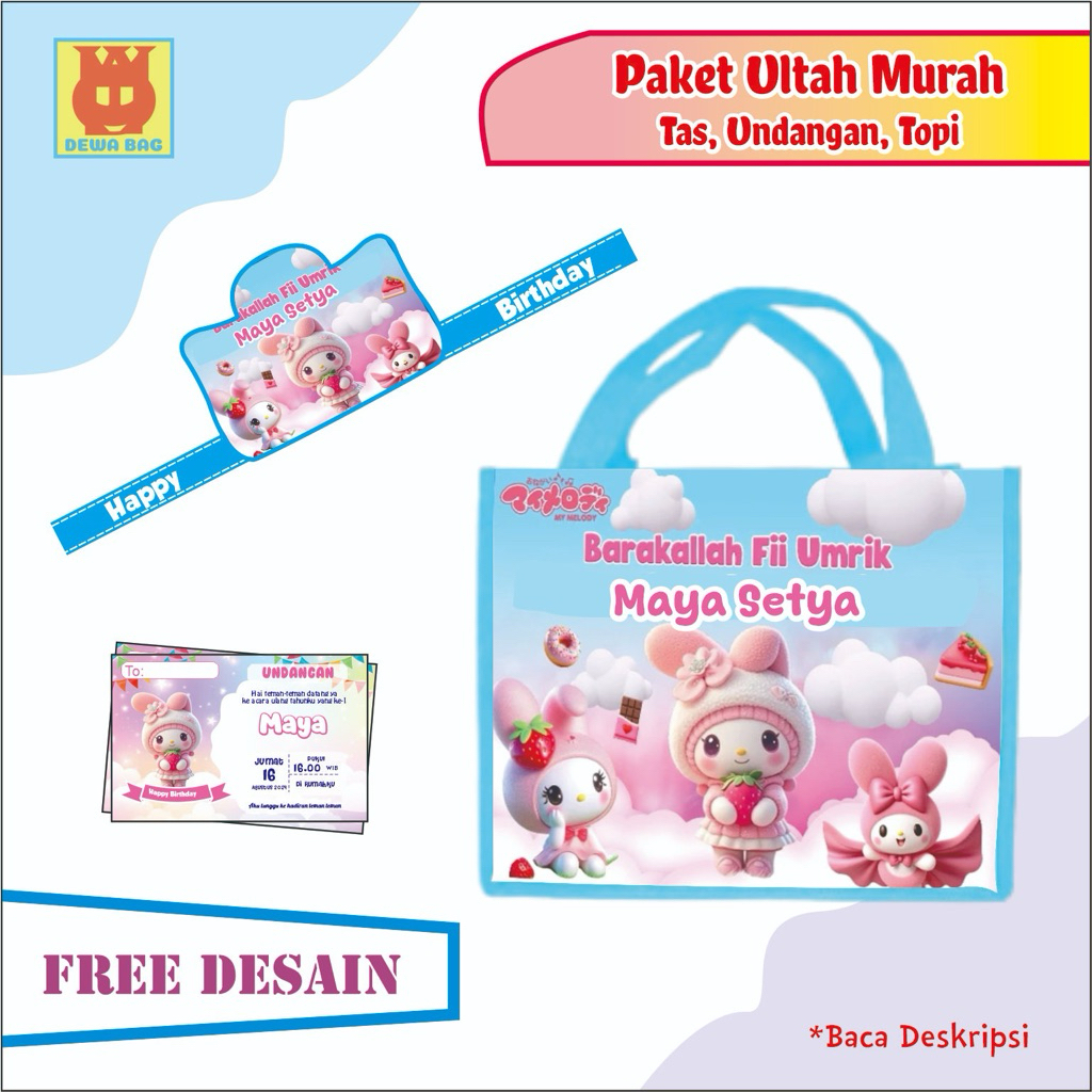 

PAKET ULANG TAHUN/PAKET ULTAH CUSTOM/TAS ULTAH CUSTOM