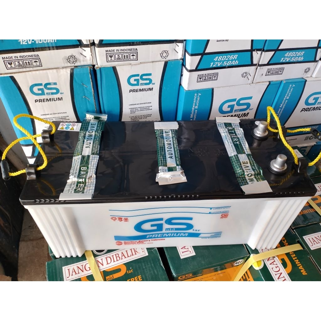 Aki basah n150 GS Gold Star Premium12v 150ah