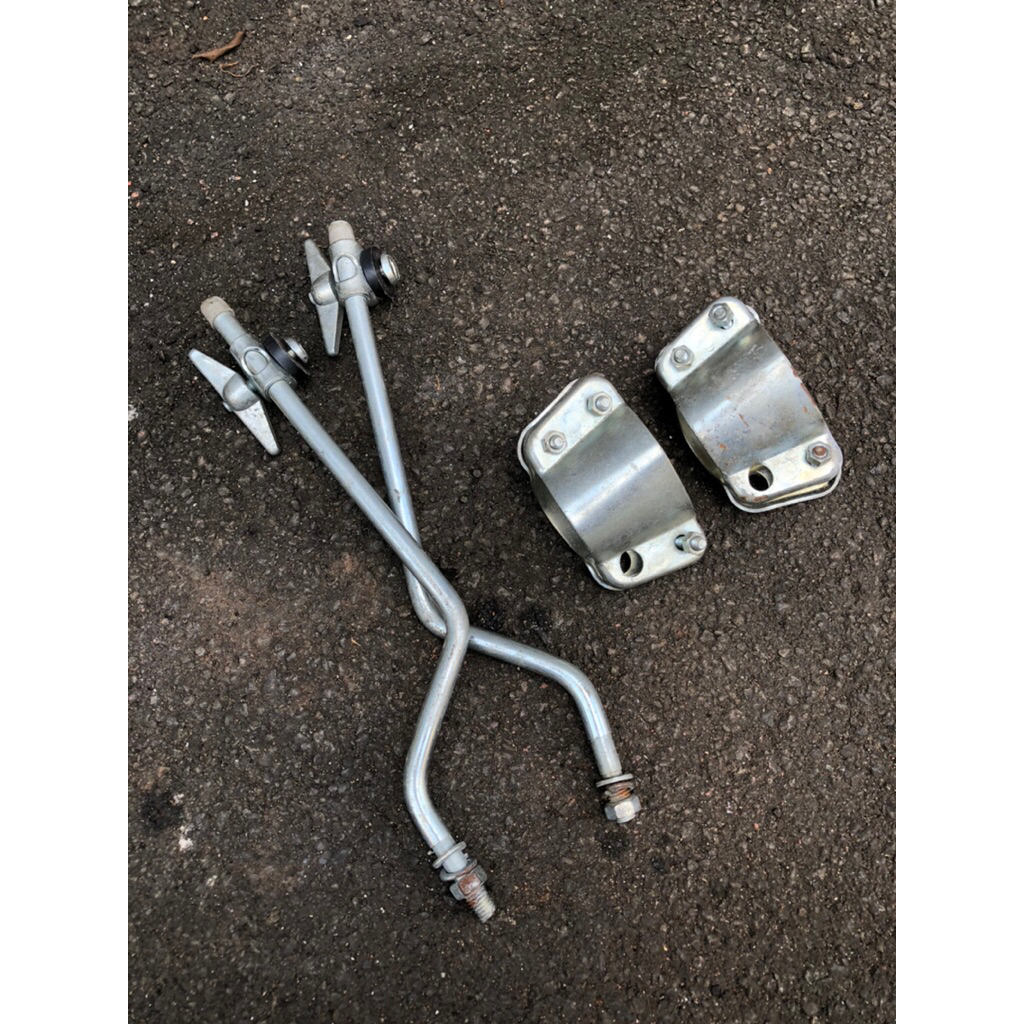 breket whindshield vespa Vigano Nos