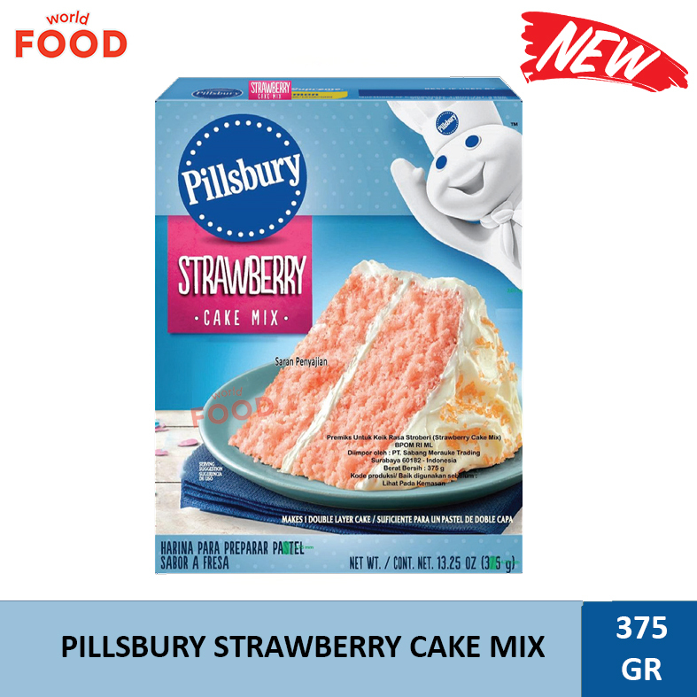 

PILLSBURY STRAWBERRY CAKE MIX 375GR