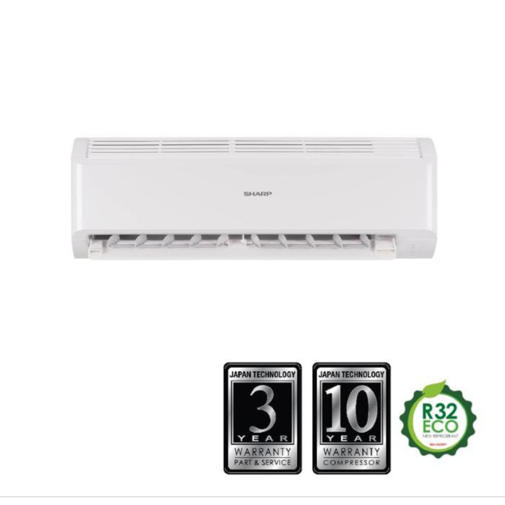AC SHARP 1 PK STANDART AH-A9BEY GARUDA HEMAT LISTRIK R32