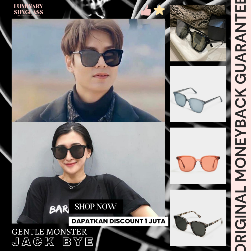 [ORIGINAL] GM Jack Bye Sunglasses / Kacamata Hitam / Glasses