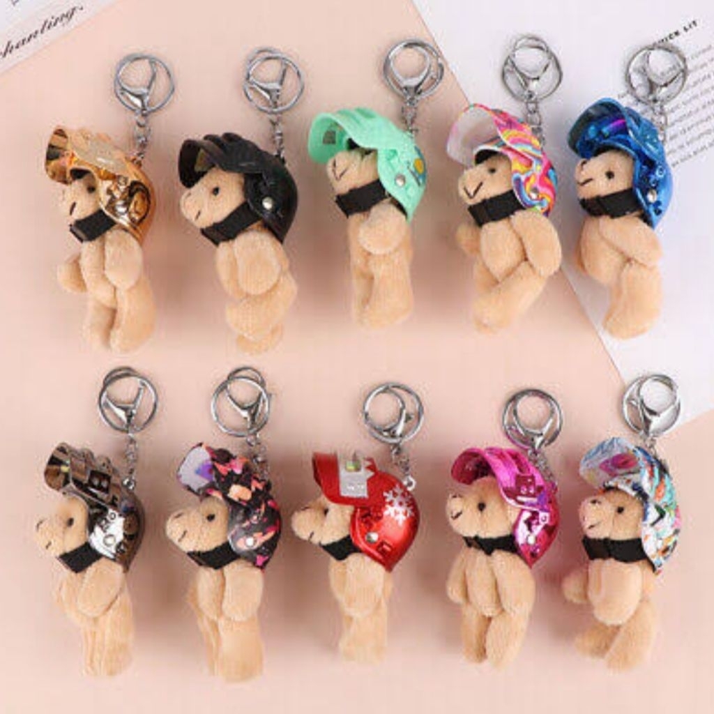 (COD)Gantungan Teddy Bear Bagcharm Keychain