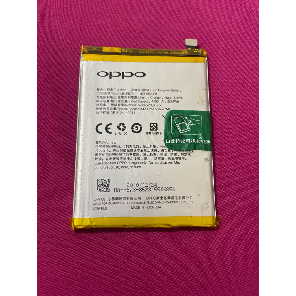 BATERAI BATERRY BATRE OPPO A5s NORMAL ASLI ORIGINAL COPOTAN BERGARANSI