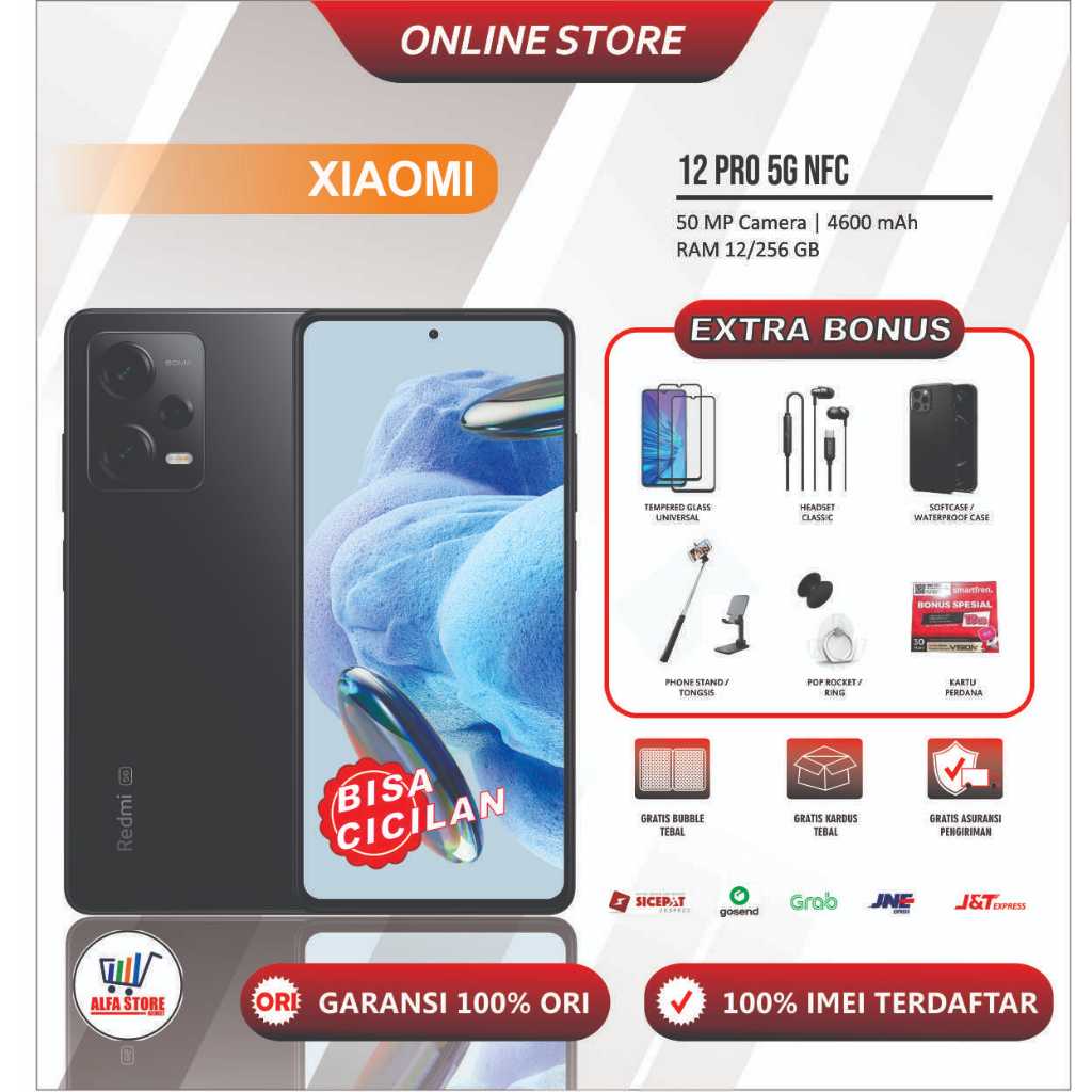 xiaomi 12pro 5G NFC ram 12/256gb mi12pro xiaomi redmi mi12 pro garansi resmi