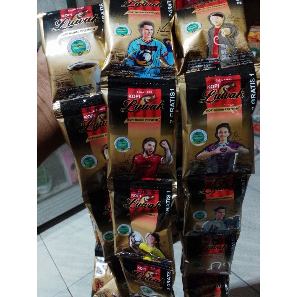 

Luwak kopi mini 6,5gr renceng isi 15 sachet