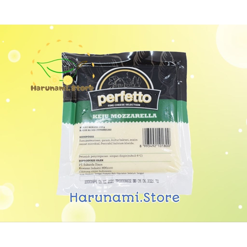 

Keju Mozarella | Mozarella Cheese Perfetto Original 250 gr