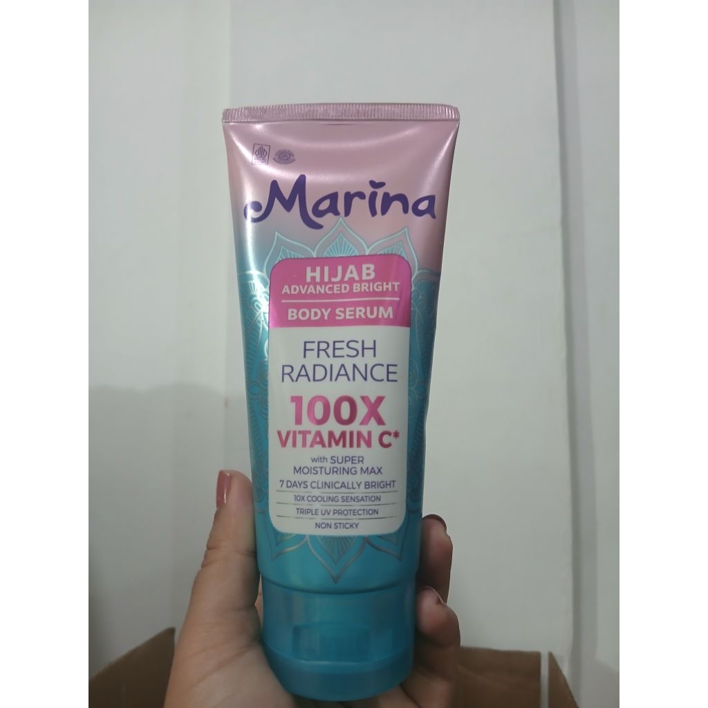 Marina Hijab Advanced Bright Body Serum Fresh Radiance 160ml.