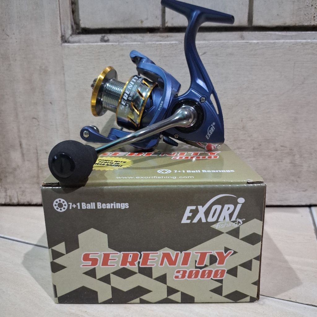 Reel Exori SERENITY 3000 7+1 Ball Bearing || Power Handle