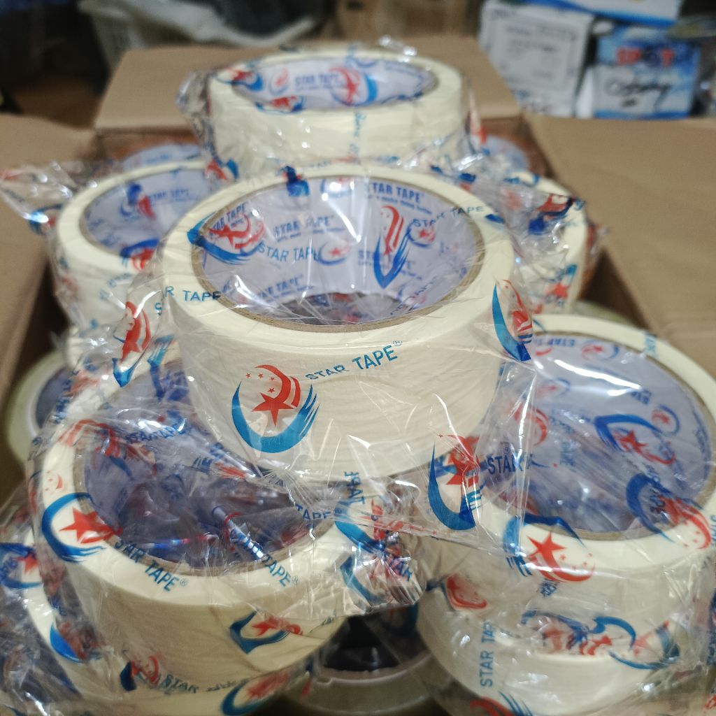Lakban Kertas 45mm 20 Yard Star tape