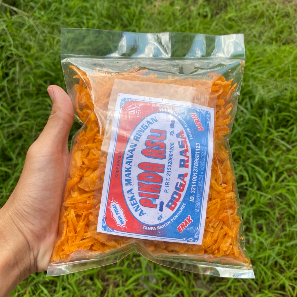 

Pikda Asli BOGA RASA Keripik Singkong Pedas 250 gr