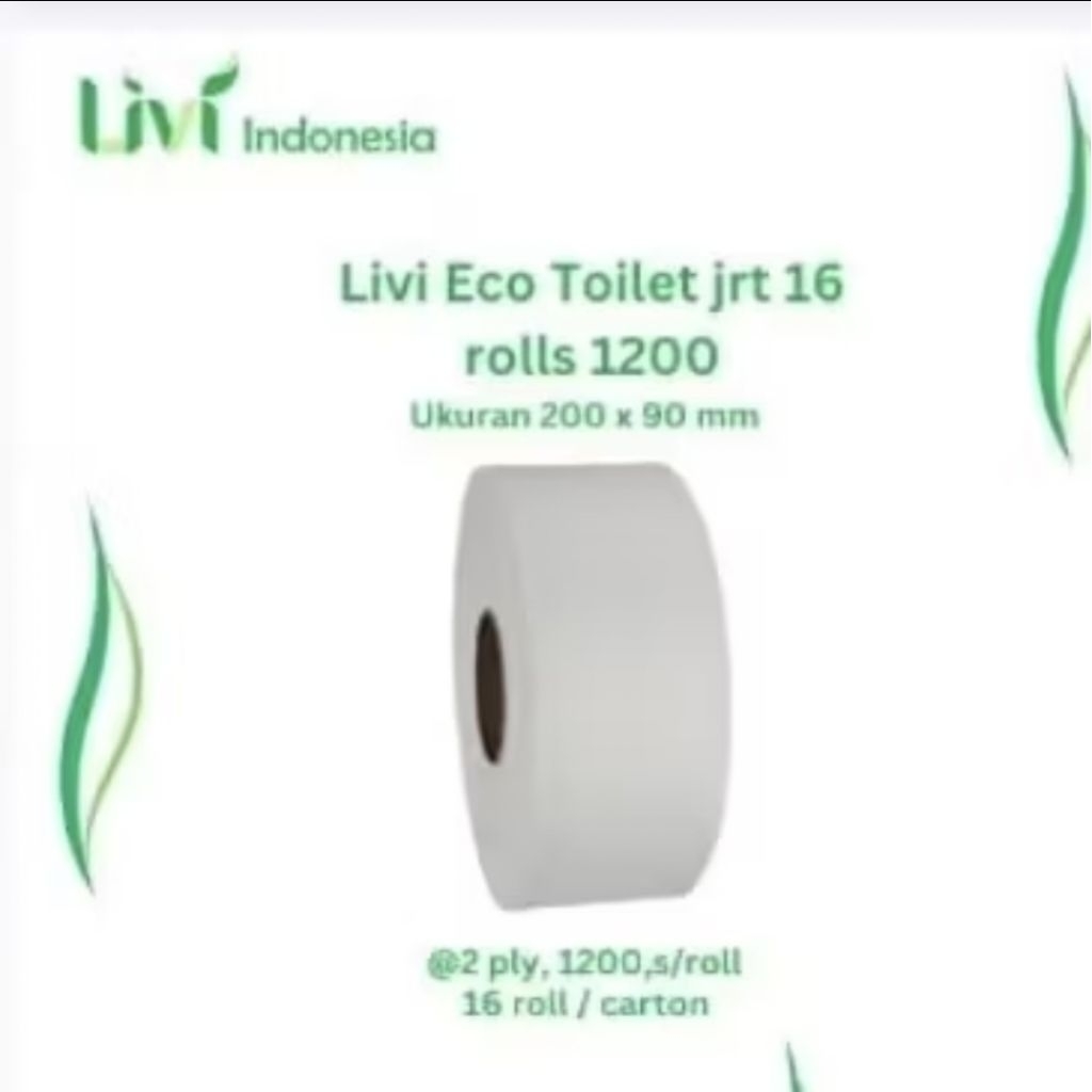 Tissue Livi JRT / Jumbo Bathroom Roll Tissue