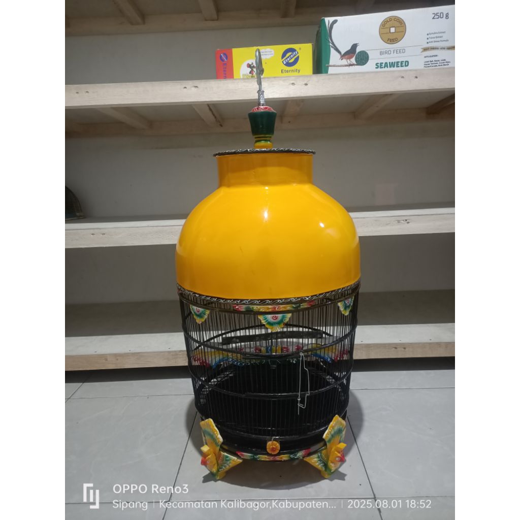Sangkar Perkutut Tenongan/Klasikan kaki merak