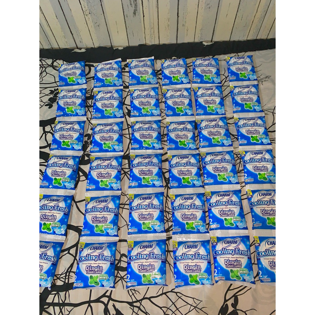 Charm Cooling Fresh 23 cm Wing 1 Renceng Isi 6 pads (1 Pads Isi 2pcs) = 12 pcs