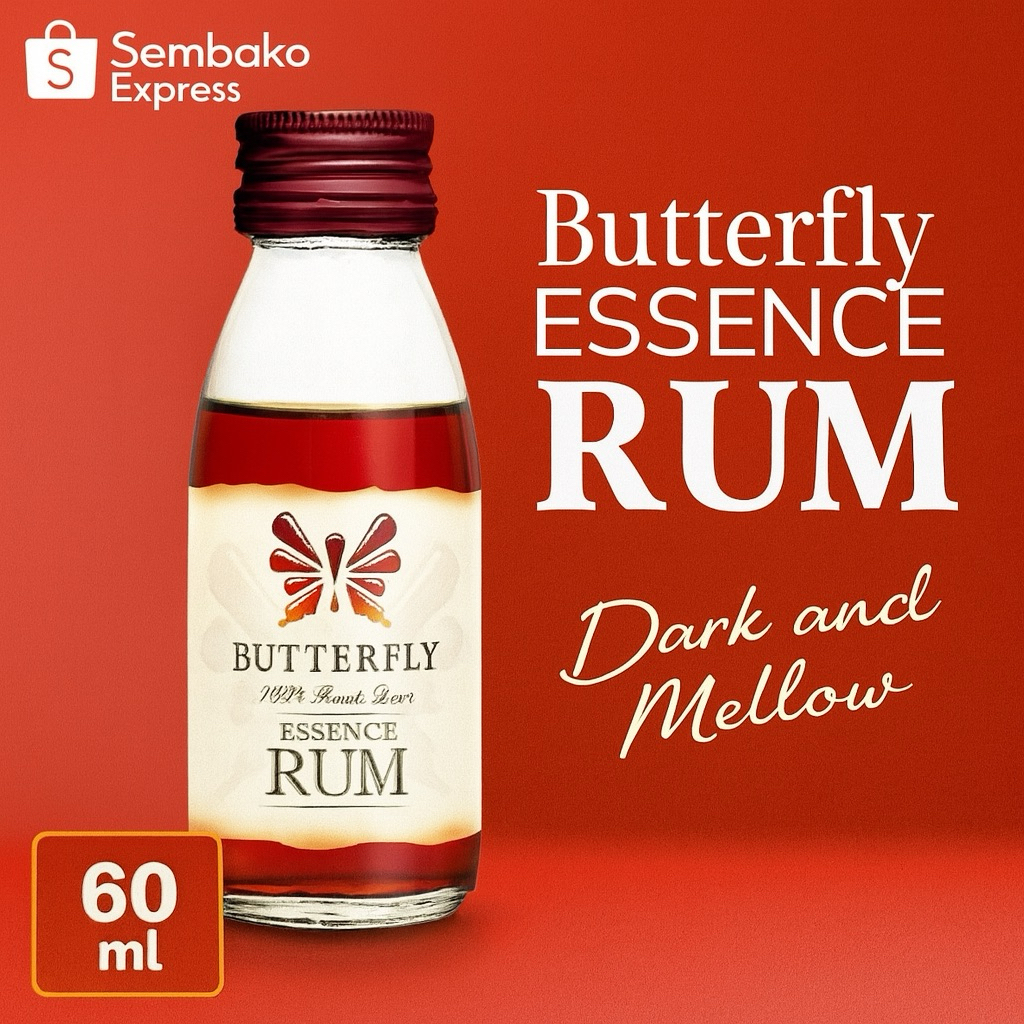 

Butterfly Essence Rum 60ml – Perisa Rasa Rum Premium