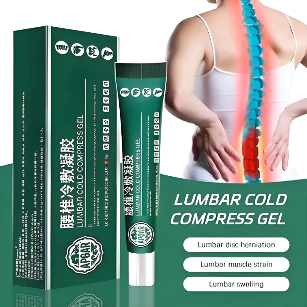 Lumbar cold compress gel original Lumbar spine cooling gel APDMP salep lumbar original lumbar terapi