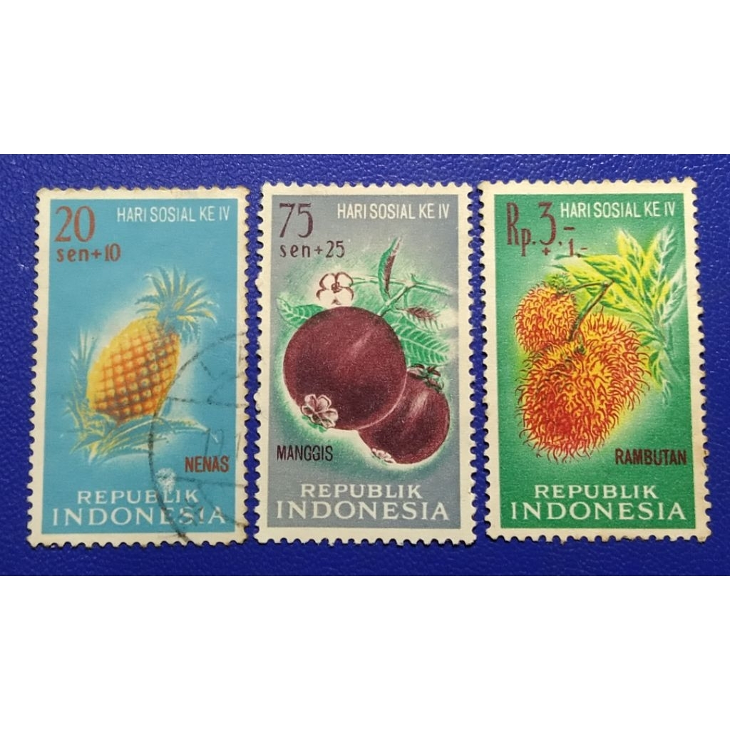 

Prangko Lawas Set Lengkap Buah-Buahan Thn 1961