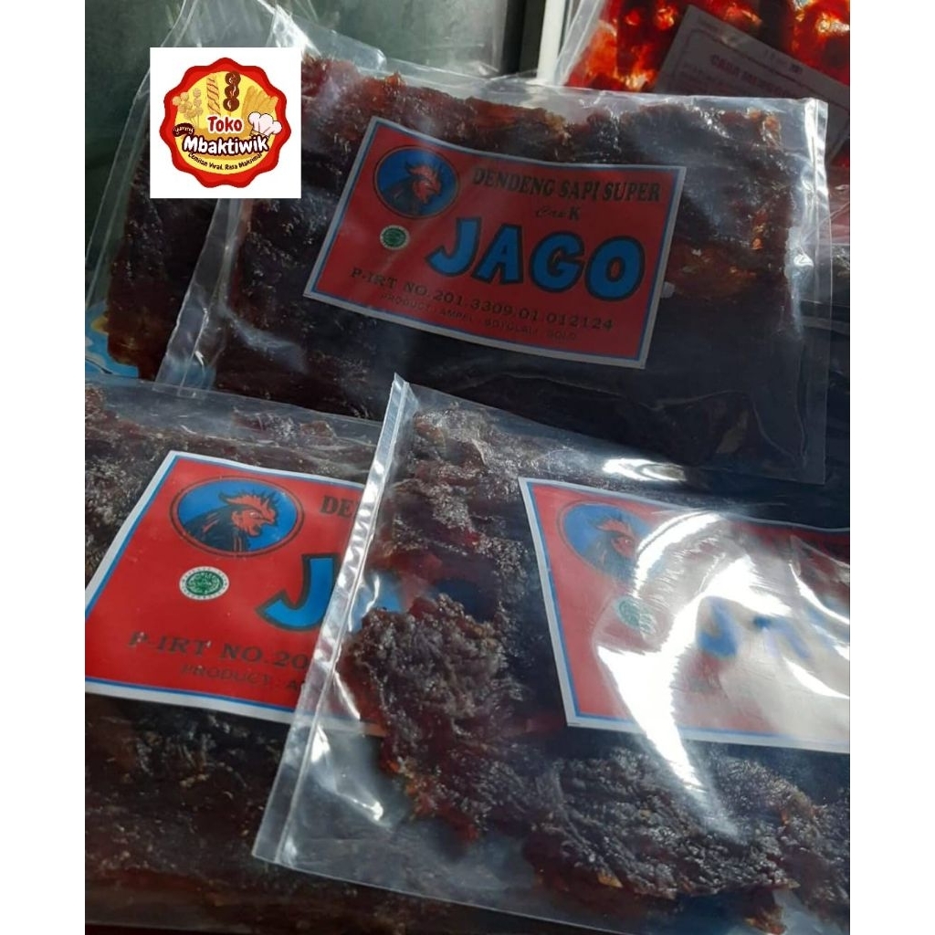 

dendeng sapi super cap k jago 250 gram dendeng sapi cap kepala jago 250 gram