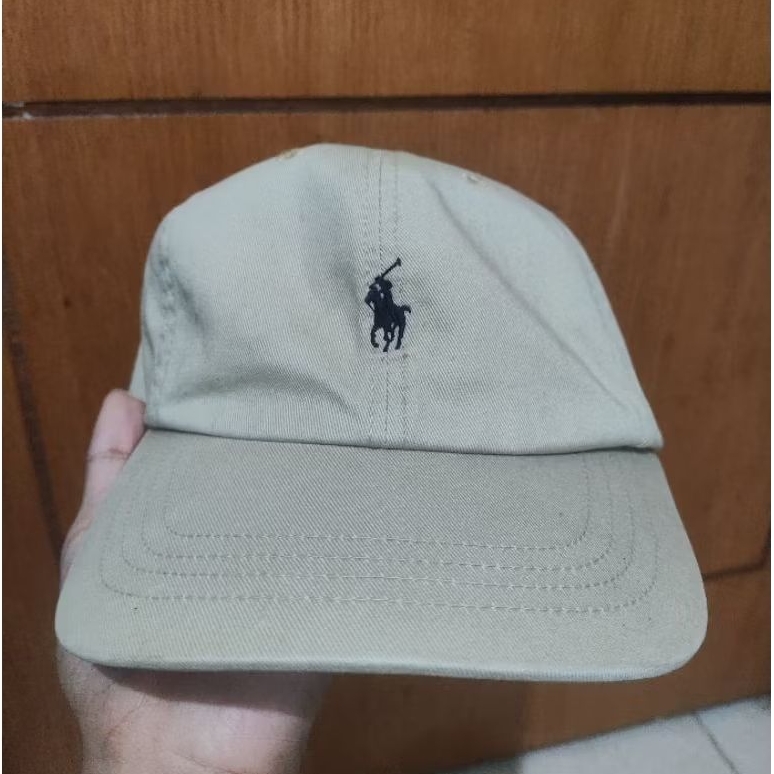 Topi Polo Ralph Lauren original cream