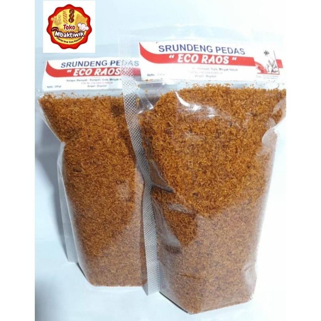 

serundeng kelapa eco raos 250 gram srundeng kelapa eco raos 250 gram