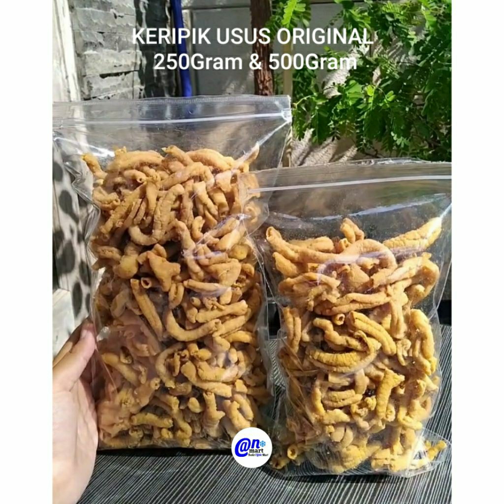 

KERIPIK USUS ORIGINAL PREMIUM 500Gr dan 250Gr