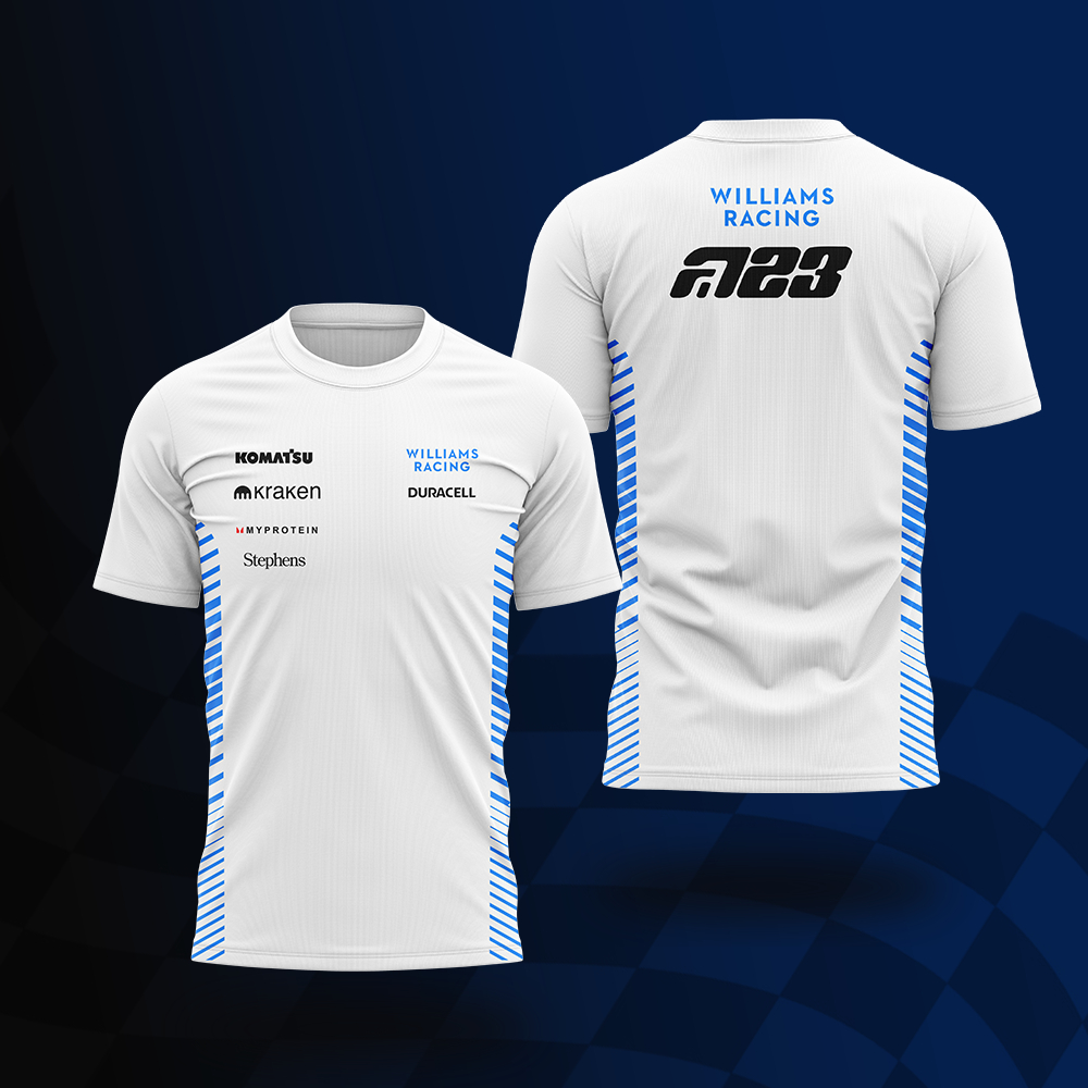 Baju kaos jersey F1 Williams Racing Team 2025