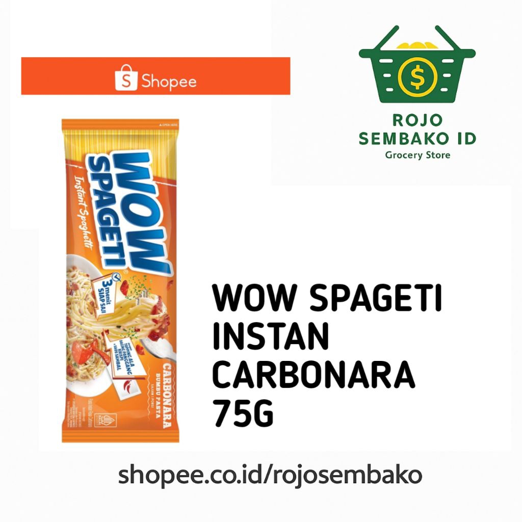 

WOW SPAGETI INSTAN CARBONARA 75G
