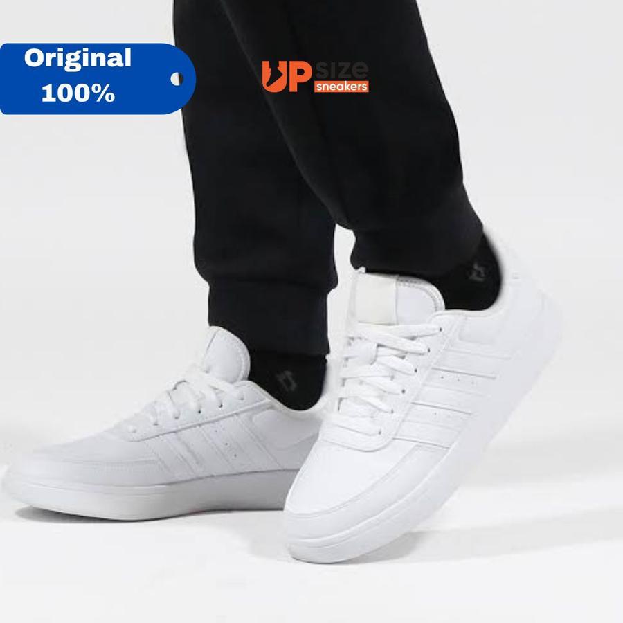 SEPATU SNEAKERS PRIA ADIDAS ADIDAS BREAKNET 2.0 WHITE ID7110 ORIGINAL ASLI BNIB