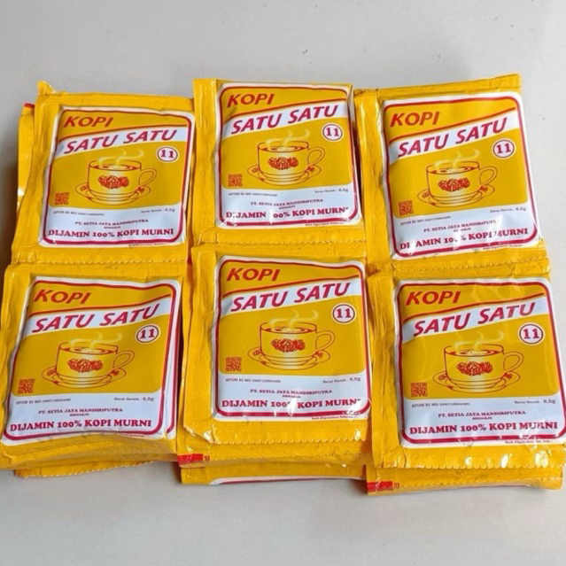 

50 Sachet/5 renceng KOPI BUBUK SATU SATU RENCENG 6,5gr Kopi Instan