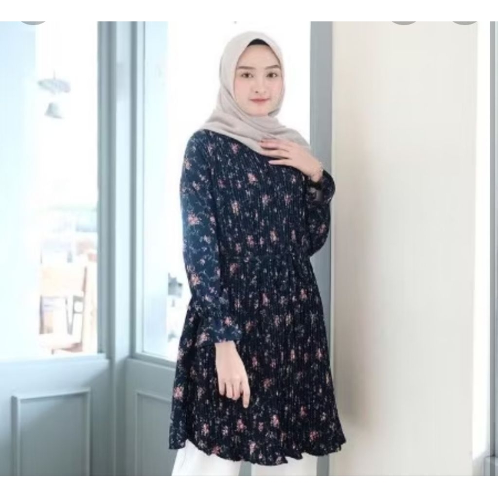 PRELOVED Tunik Bunga Bunga