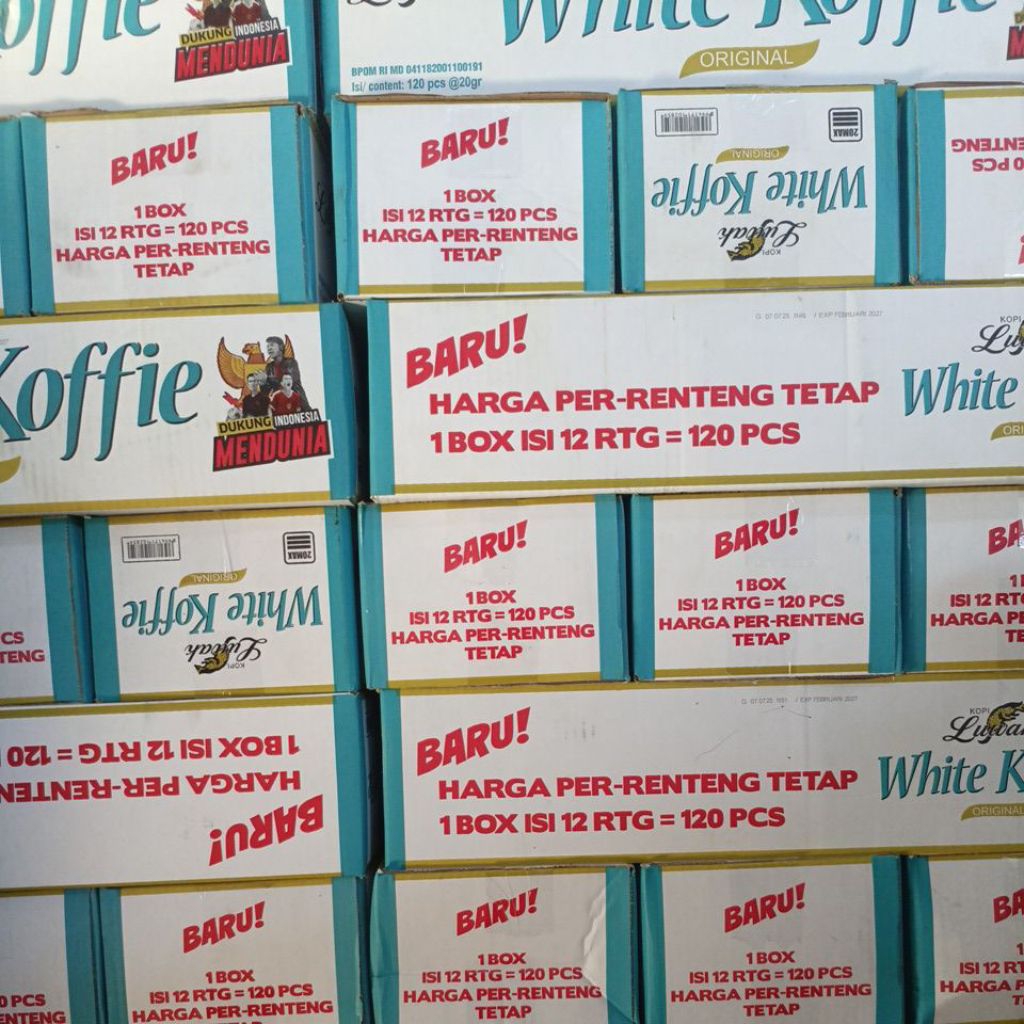 

Luwak White Original 1 karton 120 pcs