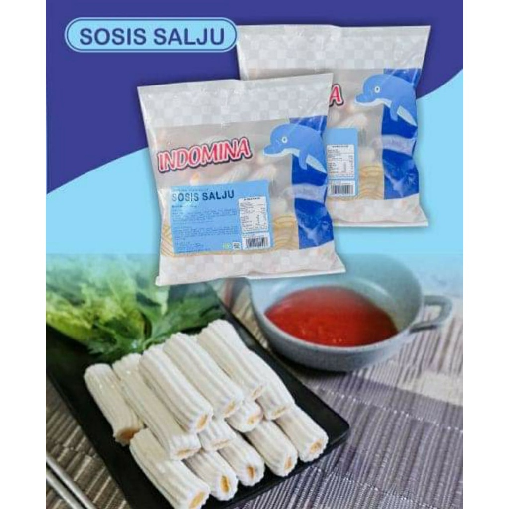 

200 Gram, INDOMINA Sosis Salju 200 gram, Ikan Olahan / Sosis Flower Bouquet 200gram