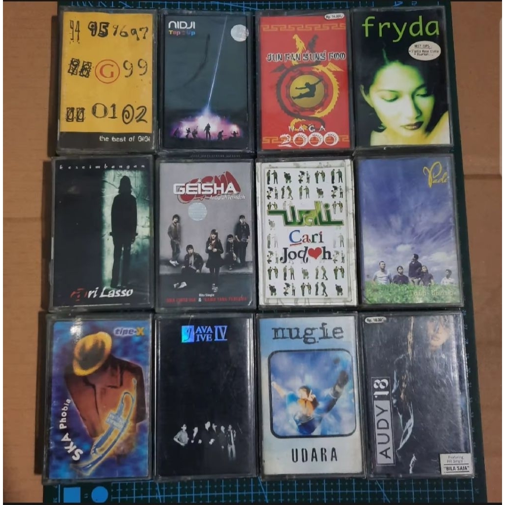 Kaset pita Geisha Wali Nidji Padi dll