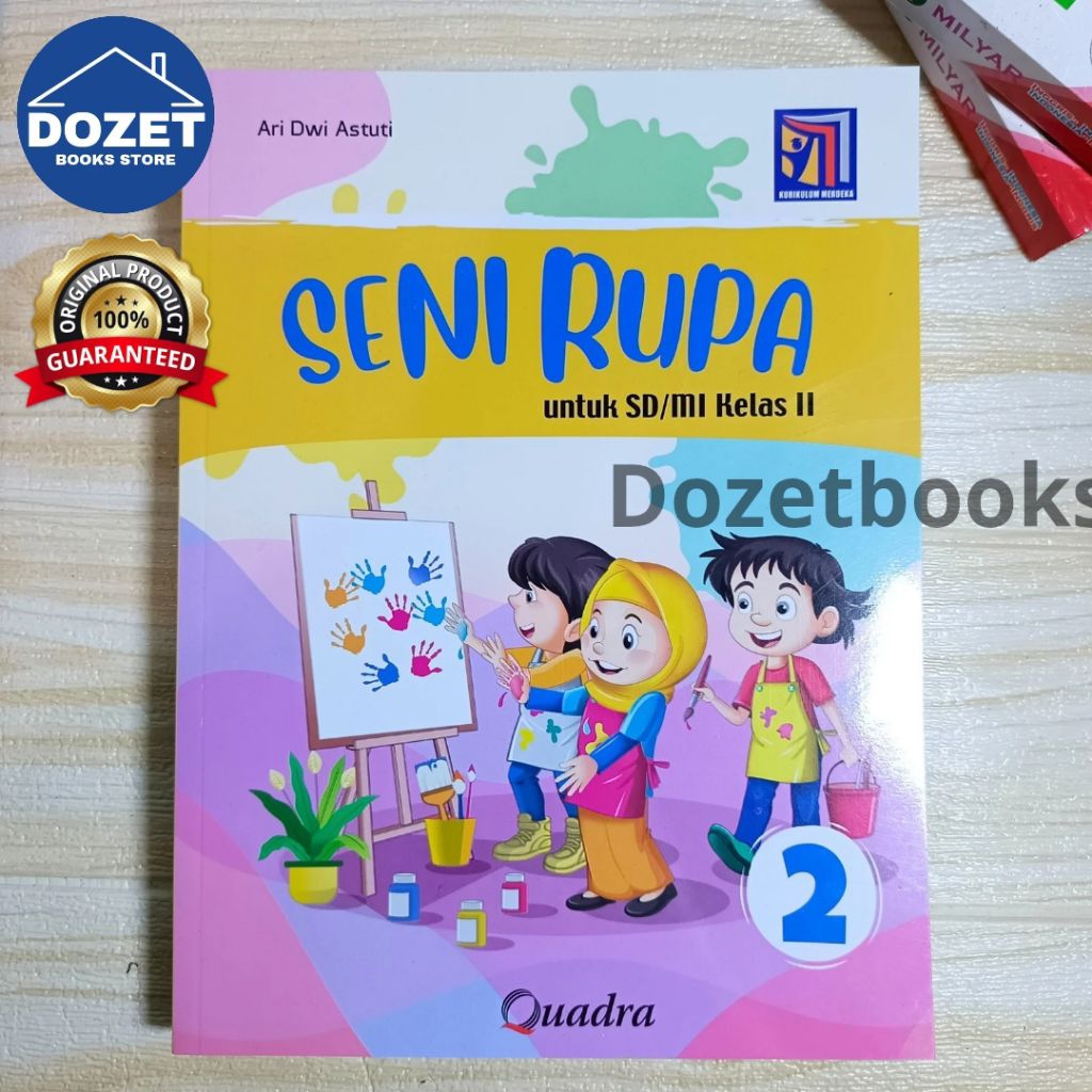 Buku Seni Rupa Kelas 2 SD/MI Kurikulum Merdeka Penerbit QUADRA