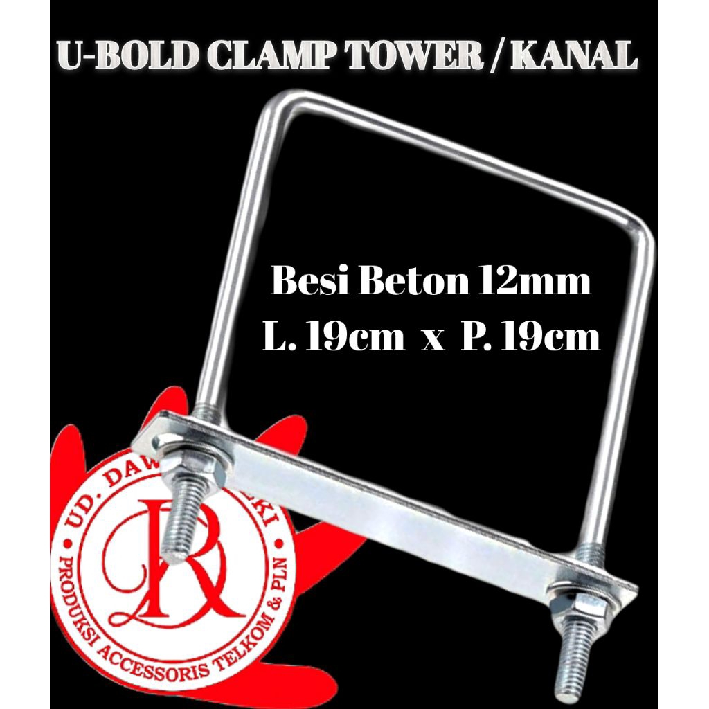 U-BOLD  CLAMP TOWER P. 19cm x L. 19cm