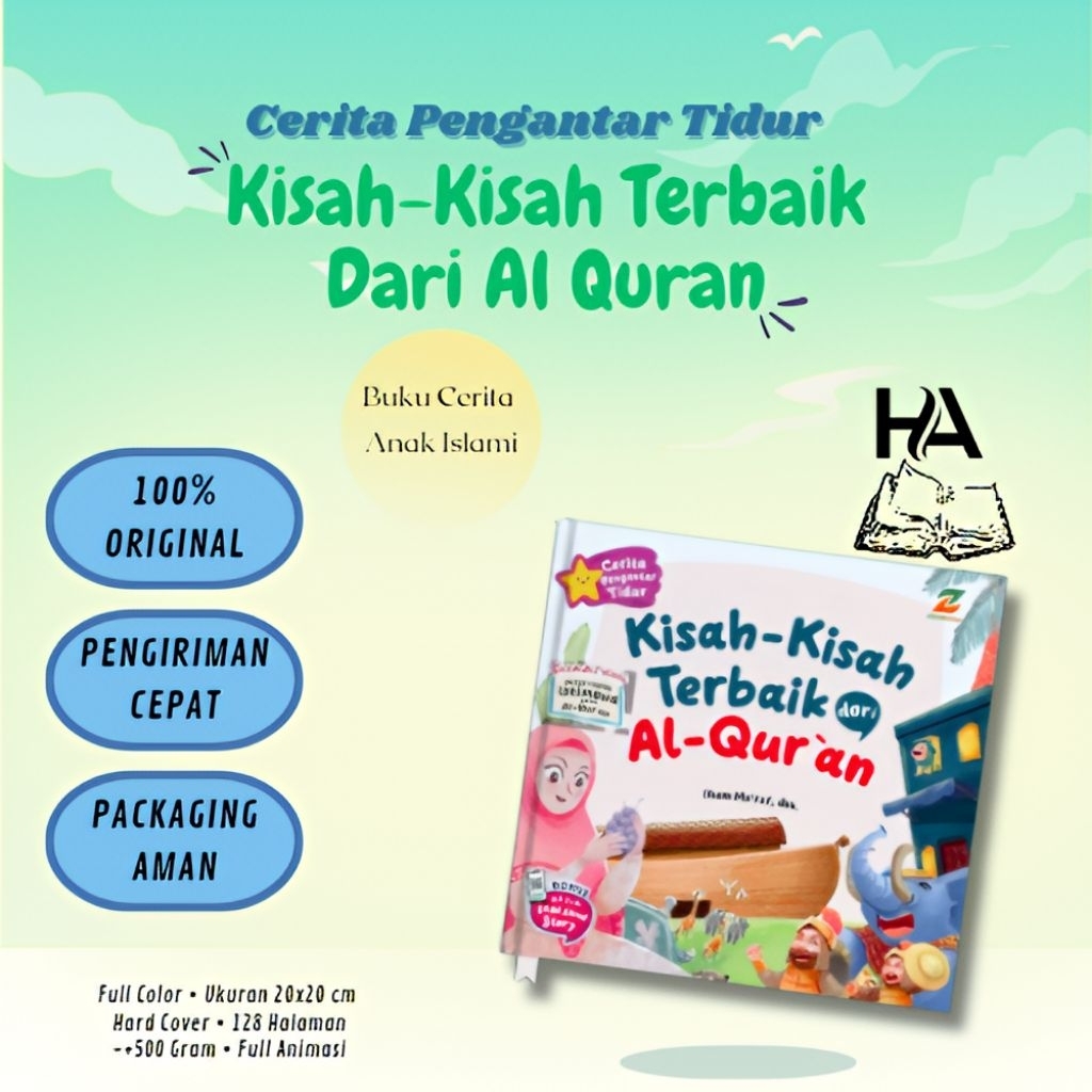 Buku Cerita Pengantar Tidur - Kisah- Kisah Terbaik dari Al Quran