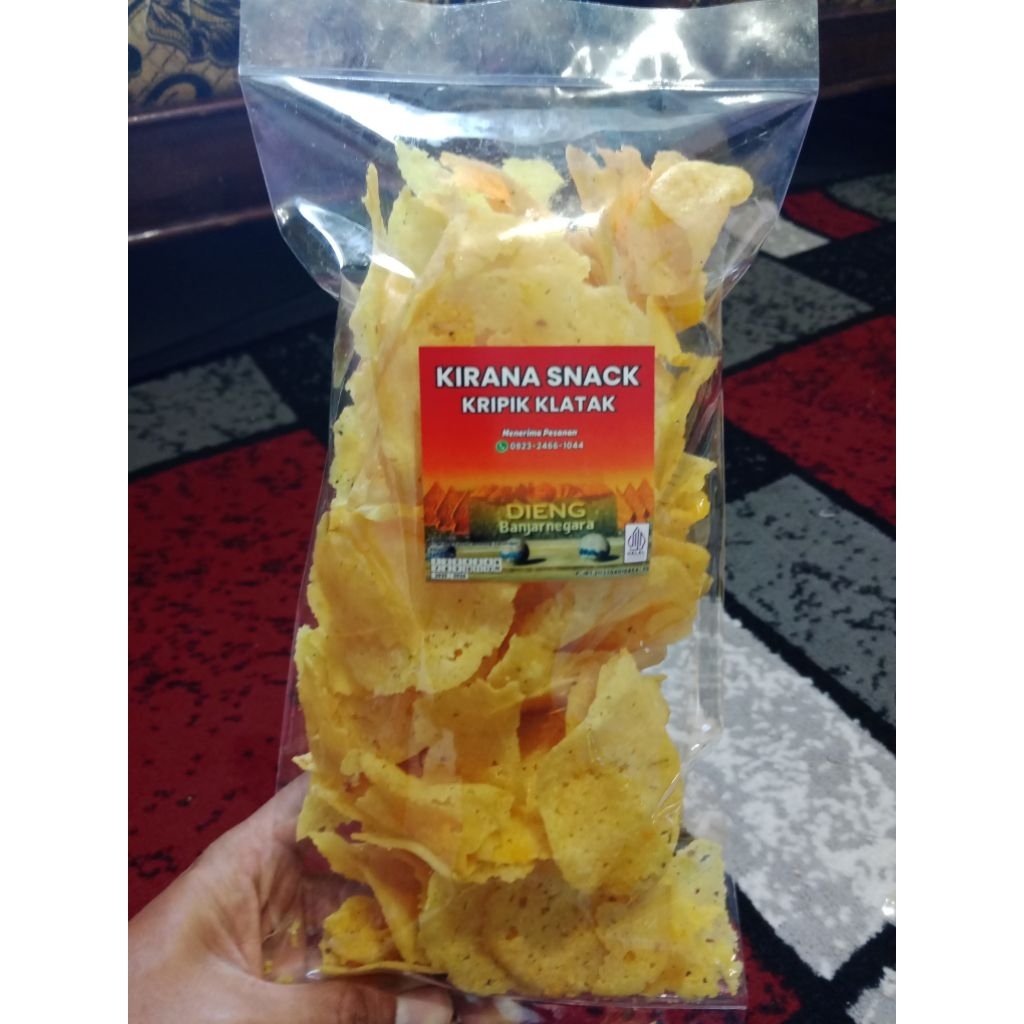 

KRIPIK KLATAK/KLATAK KHAS BATUR BANJARNEGARA 250gr