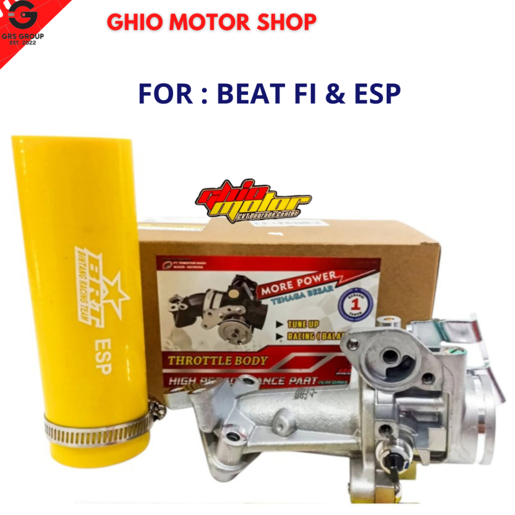 THROTTLE BODY TB BRT + BANANA  BEAT FI STATER KASAR & HALUS SCOOPY FI BEAT POP VARIO FI ESP SPACY FI